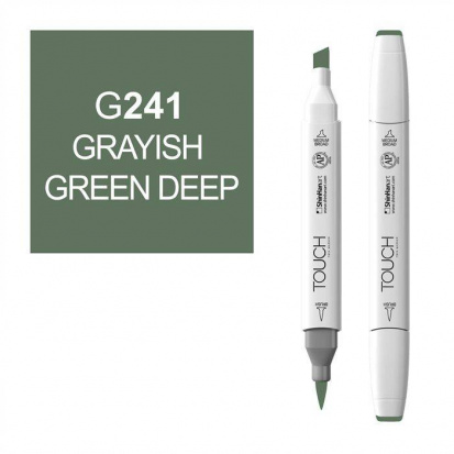 Маркер "Touch Brush" 241 глубокий серо-синий G241 Маркер "Touch Brush" 241 глубокий серо-синий G241